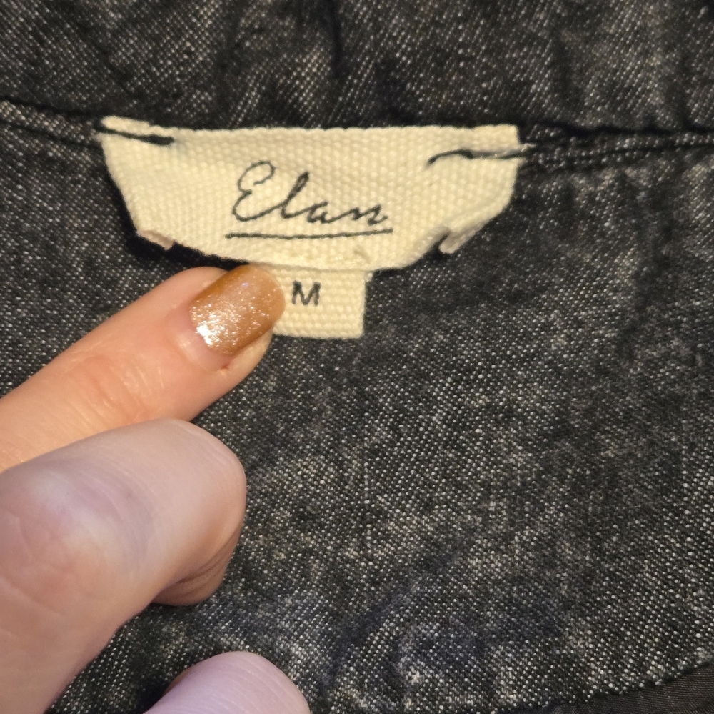 Elan Distressed Jacket Size Medium EUC - Picture 4 of 4